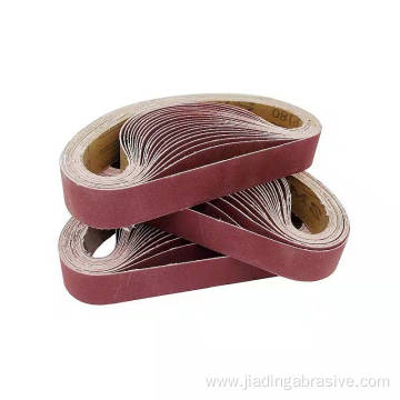 Sanding belt metal polishing coated abrasive belt